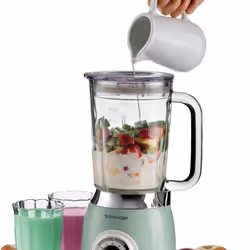 Ariete ARPK23 Retro Style Jug Kettle, Toaster & Jug Blender Set, Vintage Design, Green