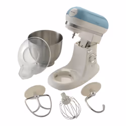 Ariete ARPK38 Retro Style Jug Blender and Stand Mixer Set, Vintage Design Blue