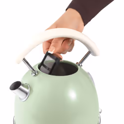 Ariete ARPK40 Retro Style Dome Kettle and 4 Slice Toaster Set, Vintage Style, Green