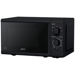 Solo Manual Microwave, Black, Igenix IGM0820B
