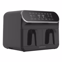Statesman SKAF08017BK fryer Double 8 L Stand-alone 1700 W Hot air fryer Black - Additional view 2