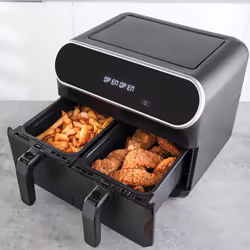 Statesman SKAF08017BK fryer Double 8 L Stand-alone 1700 W Hot air fryer Black - Additional view 4