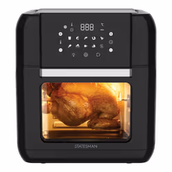 Statesman SKAO11015BK Digital 10-In-1 Air Fryer 11 Litre, 10 Pre Set Cooking Programmes, Black