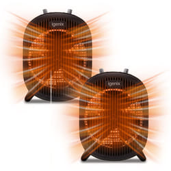 Igenix IG9022 Portable Electric Fan Heater with 2 Heat Settings & Cool Fan Setting, 2 Pack