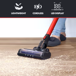 Ewbank EWVC3210 AIRDASH1 2-In-1 Cordless Stick Vacuum Cleaner, Red/Black - Additional view 5
