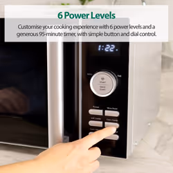 Digital Combination Microwave with Grill and Convection, 900 W, 30 Litre, Silver, Statesman SKMC0930SS - Additional view 5