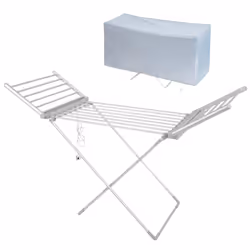 Winged Heated Airer, Aluminium, Silver, Igenix IGHA01220S