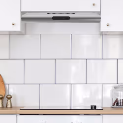 Statesman VH60SS Wide Visor Cooker Hood, Top Ducting Kitchen Extractor Fan