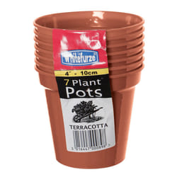 Whitefurze G04013 10cm Garden Pot - Terracotta (Set of 7)
