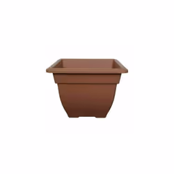 Whitefurze Square Bell Planter Brown 38cm
