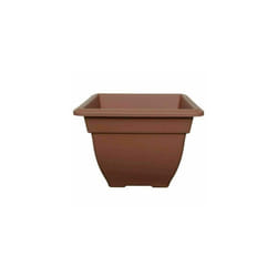 Whitefurze Square Bell Planter Brown 38cm