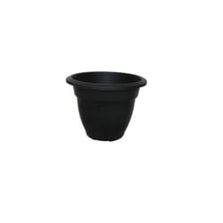 38cm Black Round Bell Plant Pot Flower Planter Plastic Garden Pot