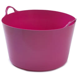 26L Pink Flexible Plastic Flexi Tub Bucket Storage