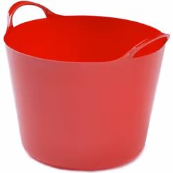 26L Red Flexible Plastic Flexi Tub Bucket Storage