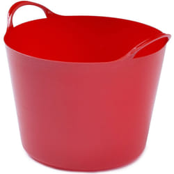 26L Red Flexible Plastic Flexi Tub Bucket Storage