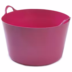 75L Pink Flexible Plastic Flexi Tub Bucket Storage