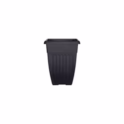 55cm Black Tall Athens Plant Pot Flared Garden Plastic Patio Planter