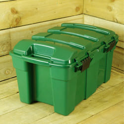 40 Litre Heavy Duty Garden / Home Storage Chest with Hinged Lid in Green