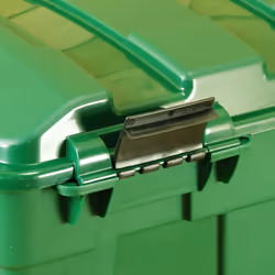 40 Litre Heavy Duty Garden / Home Storage Chest with Hinged Lid in Green