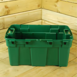 40 Litre Heavy Duty Garden / Home Storage Chest with Hinged Lid in Green
