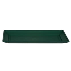 40cm Green Venetian Planter Saucer Drip Tray Rectangle Water Drainage Garden