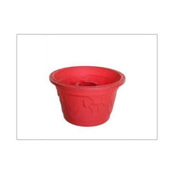 Whitefurze Christmas Tree Tub Red 42cm Plastic