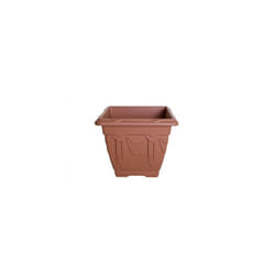 Whitefurze G02048 22cm Square Venetian Planter - Terracotta