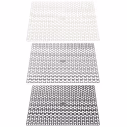 PVC Sink Saver Draining Board Mat Kitchen Drainer - White