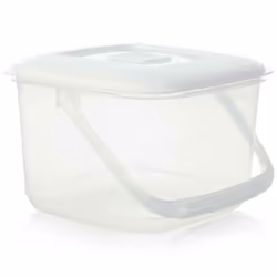 Food Storage Container Plastic with Handle 6.0L