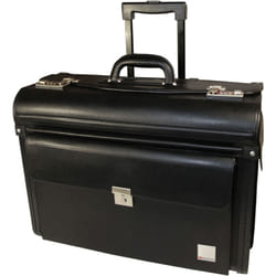 Monolith Leather Look Rolling Pilot Case PVC Black 2179 HM21790