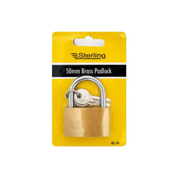 Sterling Economy Brass Padlock 50mm [BPL150]