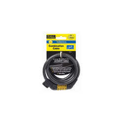 Sterling 101C Combination Locking Cable Self Coiling with Bracket 10mm x 1.5 Metre