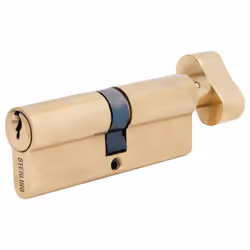 Sterling - Thumbturn Euro Cylinder - 45 x 55mm Brass