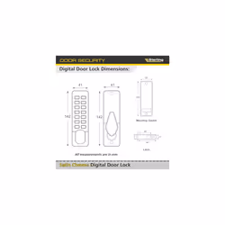 S2230PCV Standard Digital Door Lock with Hold Back