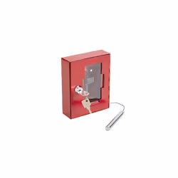 EB01 Emergency Key Box, with Brak Glass Hammer,Red,120mm x 150mm x 40mm