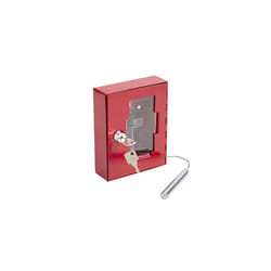 EB01 Emergency Key Box, with Brak Glass Hammer,Red,120mm x 150mm x 40mm