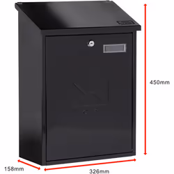Sterling MB04BK Grand Post Box - Black