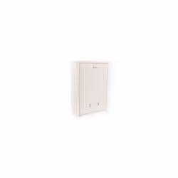 Burg-Wachter MB11 Forth Rear Access Gate & Wall Mounted Galvanised Steel Lockable Weatherproof Post Box - White - 25x35x10cm