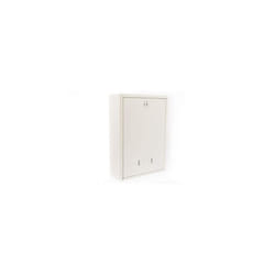 Burg-Wachter MB11 Forth Rear Access Gate & Wall Mounted Galvanised Steel Lockable Weatherproof Post Box - White - 25x35x10cm