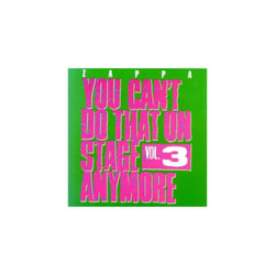 Frank Zappa  You Cant Do That Vol. 3 CD