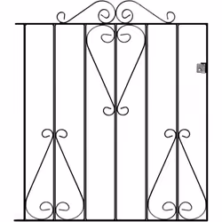 Classic Scroll Metal Garden Gate 914mm High - 838mm Gap X 914mm High