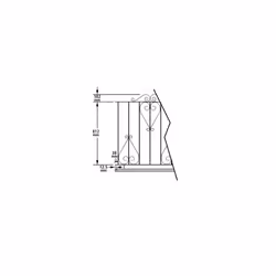 Classic Budget Scroll Metal Driveway Gates - 2743mm GAP x 914mm High