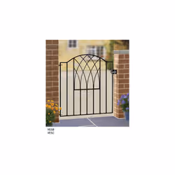 Abbey Low Bow Top Metal Garden Gate 942mm High - 950mm GAP X 942mm High
