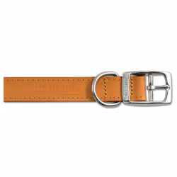 Heritage Leather Collar Tan 16mm X26-31cm Sz 2