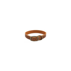 Heritage Latigo Leather Collar Chestnut 16mm X20-26cm Sz 1
