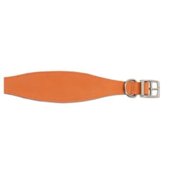 Heritage Leather Greyhound Collar Tan 35-48cm Sz 4-5