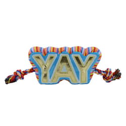 Ancol Pawty Yay Tugger Dog Toy Soft Squeaky Cuddly Interactive Pet Puppy Plushie