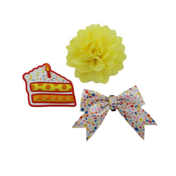 Pawty Sprinkle Cake Accessory Set Stylish Pet Dog Puppy Collar Decorations
