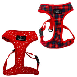 Ancol Tartan Star Reversible Dog Harness Soft Breathable Secure Fit Lightweight Pet Puppy Lead Medium