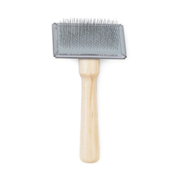 Heritage Wood Handle Soft Slicker Brush Sml